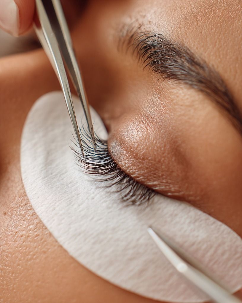 Extensión de pestañas en Estética Lolette